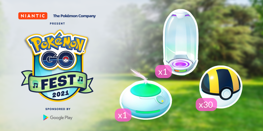 Pokémon GO Fest campaign graphics